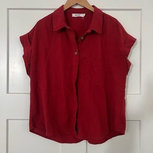 Red button up top